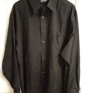 Puritan dress shirt men's, size Xlt 17-17. 1/2.     36/37 black